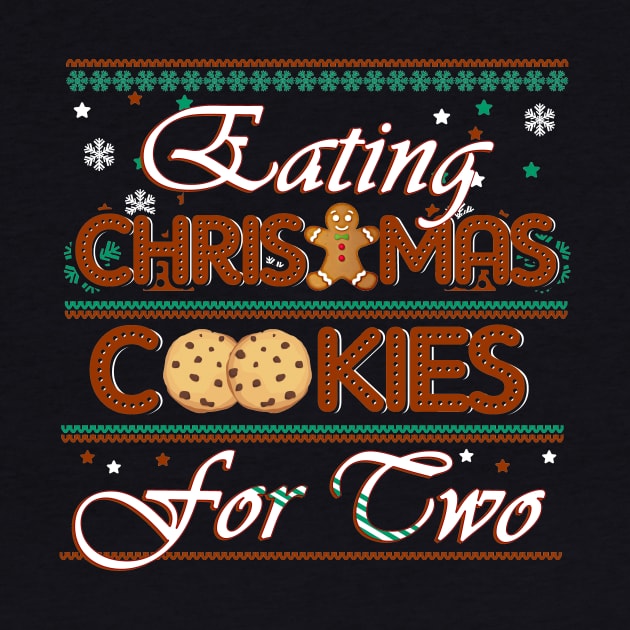 Eating Christmas Cookies for Two Christmas by martinyualiso